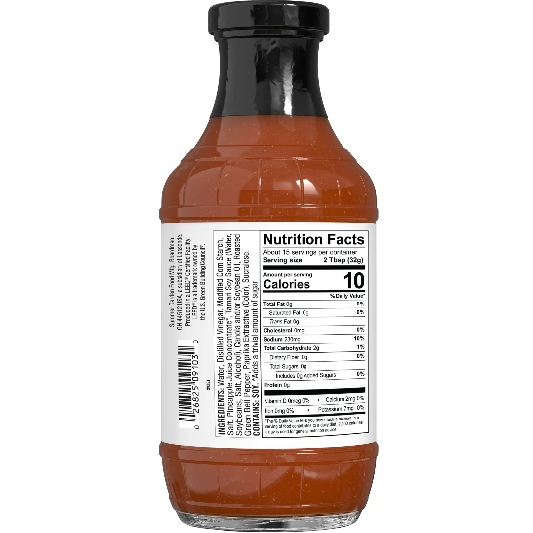 G Hughes Sugar Free Sweet & Sour Dipping Sauce 17oz