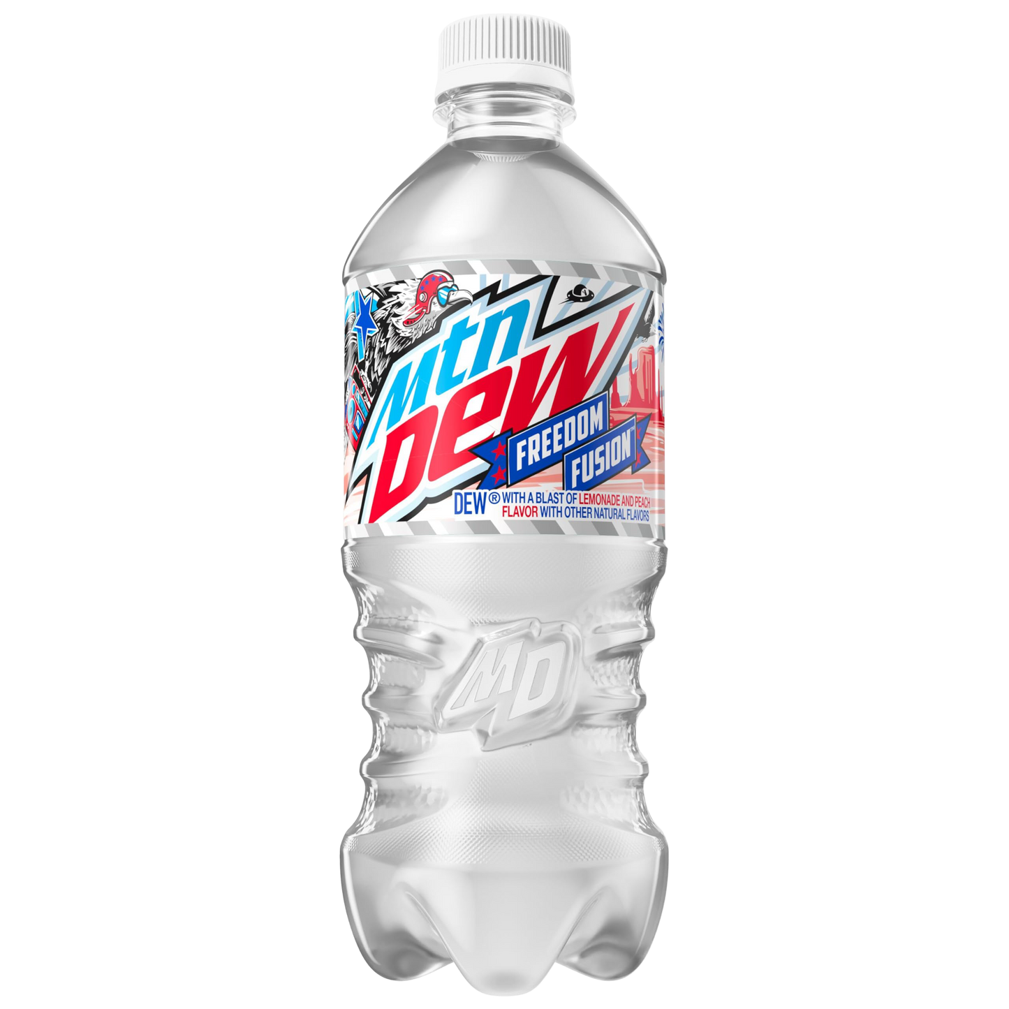 [Expired] Mountain Dew Freedom Fusion Soda 20oz Bottle Unopened