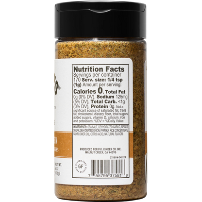 Kinder's Grilled Chicken Seasoning Blend with Garlic, Sea Salt, and Herbs, 6oz