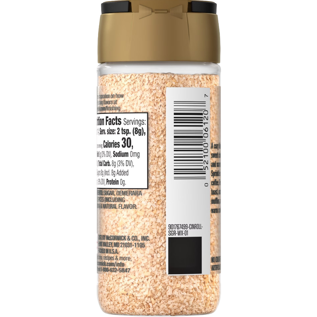 McCormick Cinnamon Roll Finishing Sugar, 3.81 oz