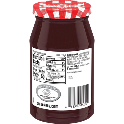 Smucker's Seedless Strawberry Jam, 18oz