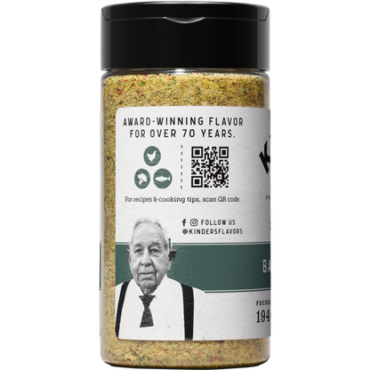 Kinder's Basil Parmesan Seasoning Blend with Garlic & Sea Salt, 5.8 oz