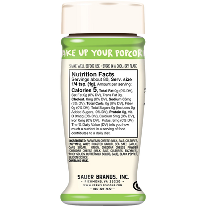 Kernel Season's Gourmet Blends Garlic Parmesan Simply Popcorn Seasoning, 2.85 oz