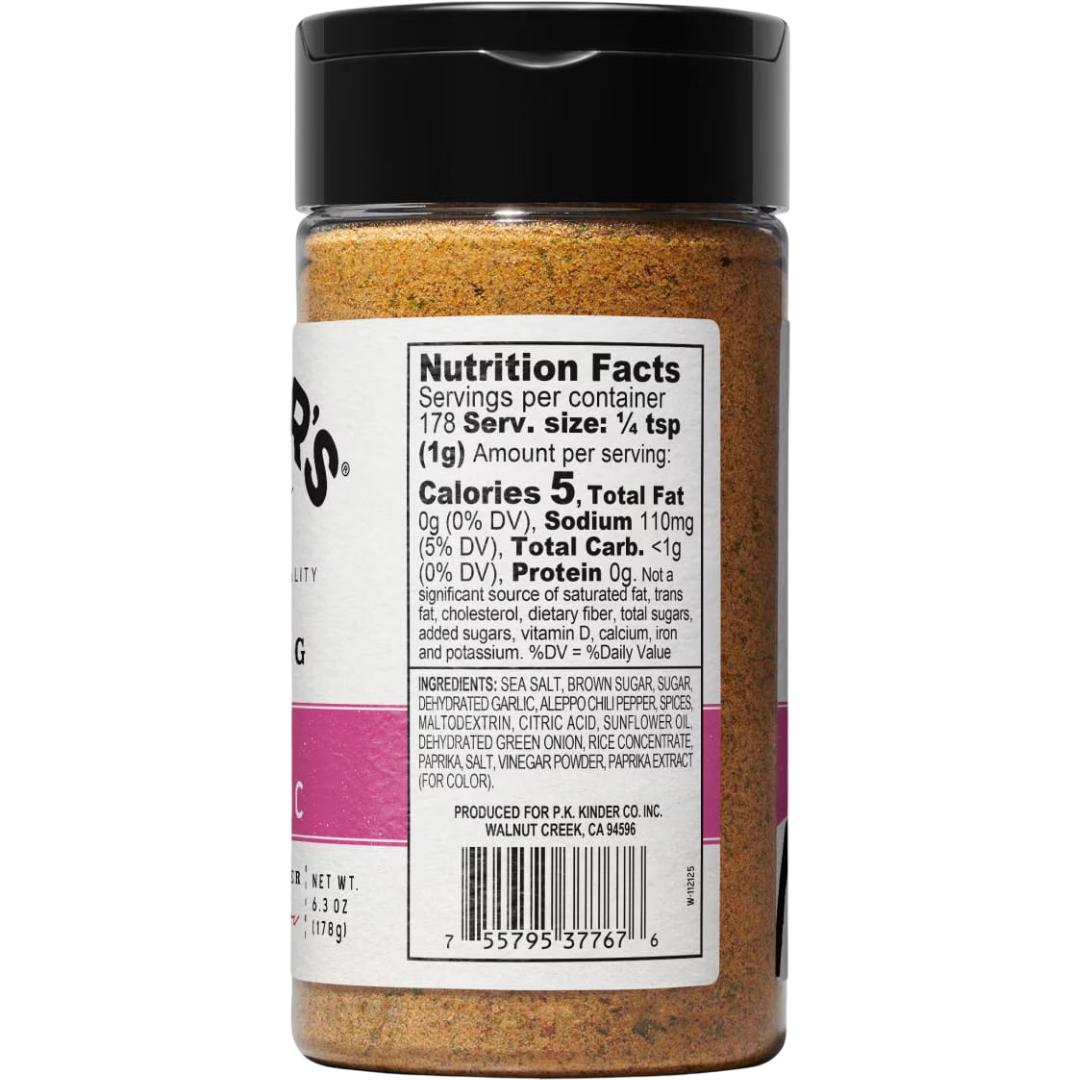 Kinder's Sweet Chili Garlic Seasoning Blend with Brown Sugar, 6.3 oz