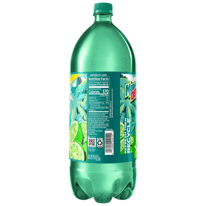 Mountain Dew Baja Blast Soda, 2 Liter Brand New
