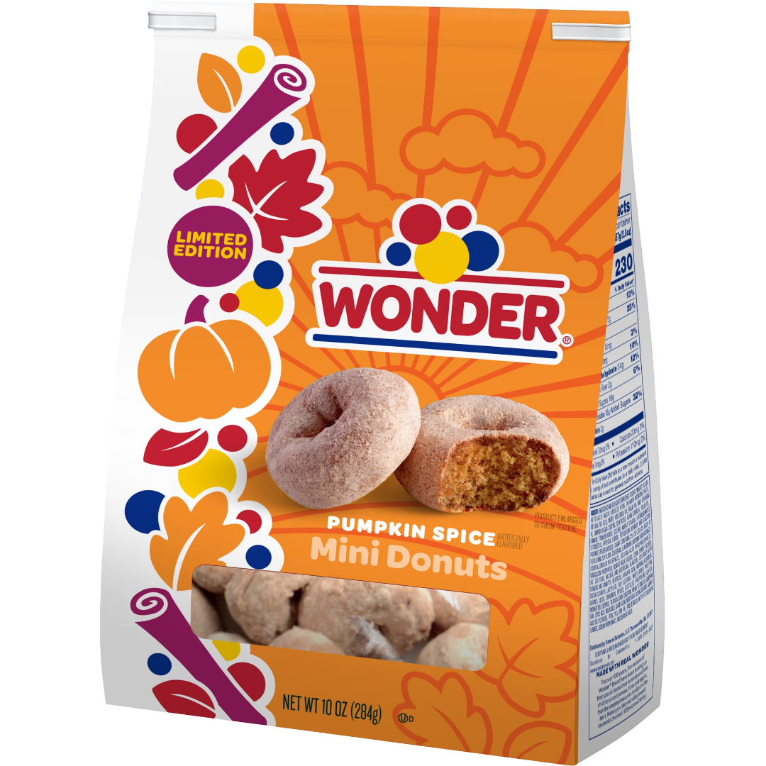 Wonder Pumpkin Spice Flavored Mini Donuts, 10 oz