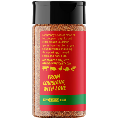 Fire & Smoke Society Fat Granny's Cajun Seasoning, 4.8 oz