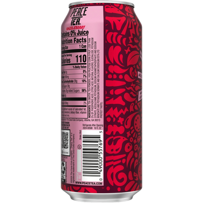 Peace Tea Razzleberry Canned Iced Tea, 16 fl oz