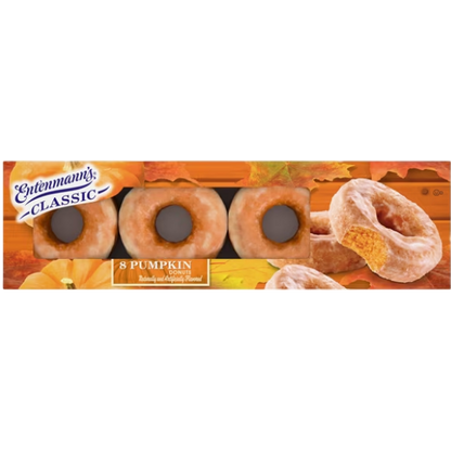 Entenmann's Classic Pumpkin Glazed Donuts, 14.5 oz
