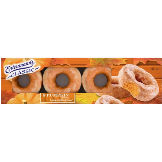 Entenmann's Classic Pumpkin Glazed Donuts, 14.5 oz