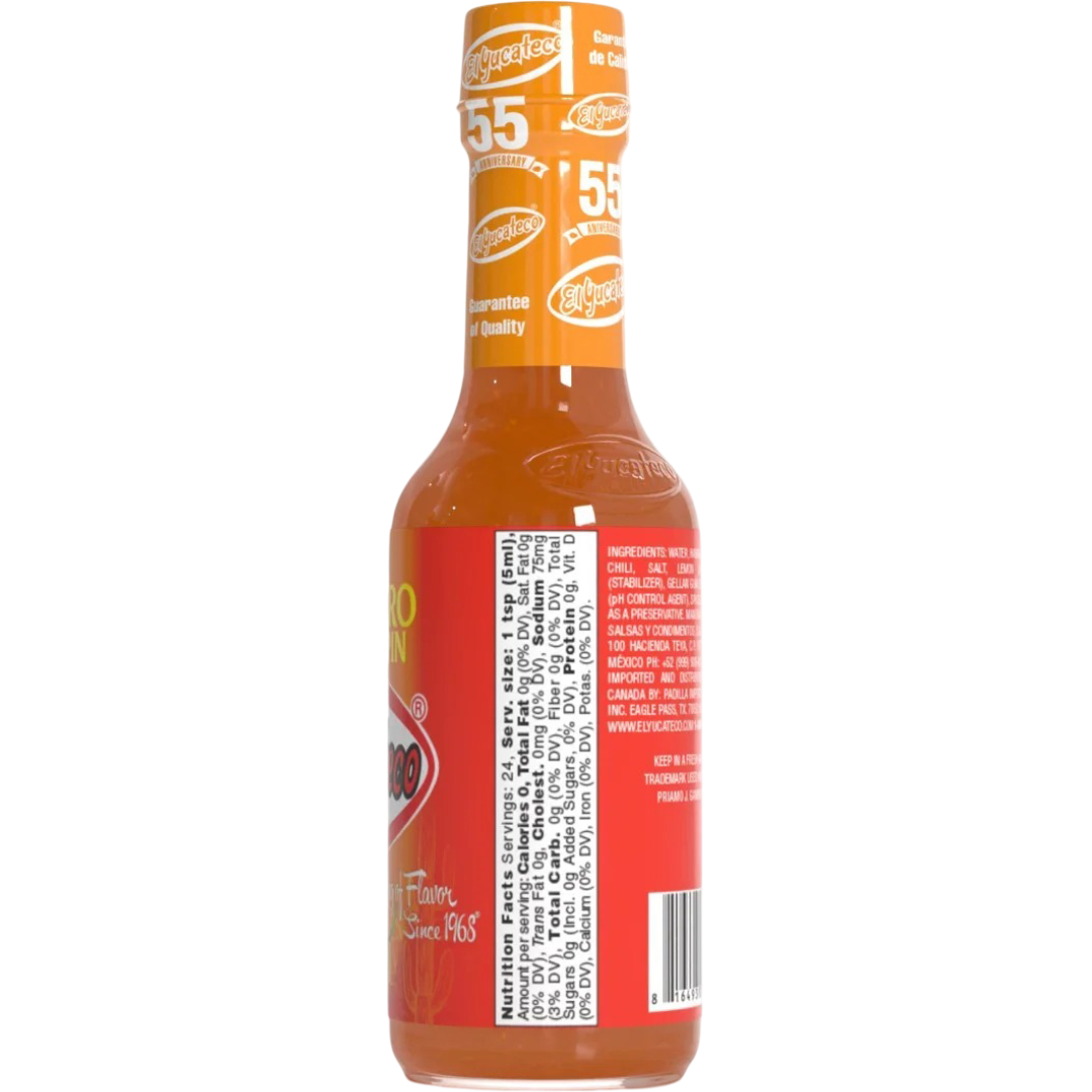 El Yucateco Habanero Chiltepin Sauce, 4 fl oz