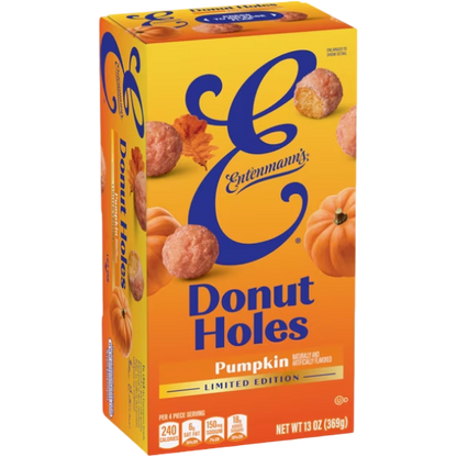 Entenmann's Pumpkin Donut Holes Bites, 13 oz