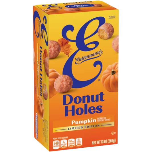 Entenmann's Pumpkin Donut Holes Bites, 13 oz