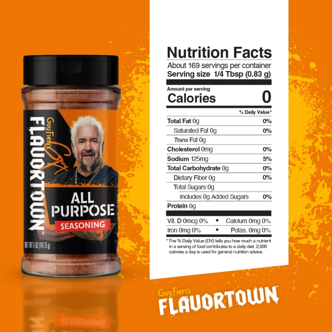 Guy Fieri's Flavortown All Purpose Seasoning 5 oz