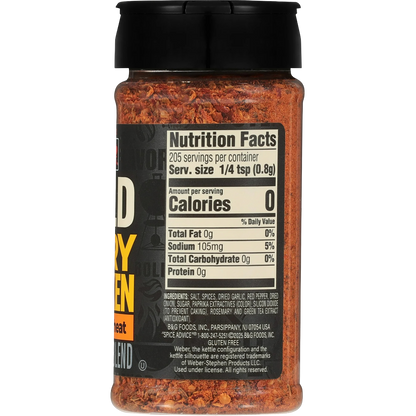 Weber BOLD Fiery Chicken Seasonin Blend, 5.8oz