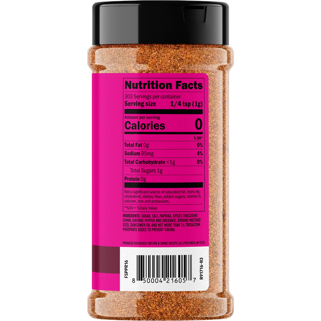 Fire & Smoke Society Pork Perfect Spice Blend Rub, BBQ Seasoning, 10.7 oz