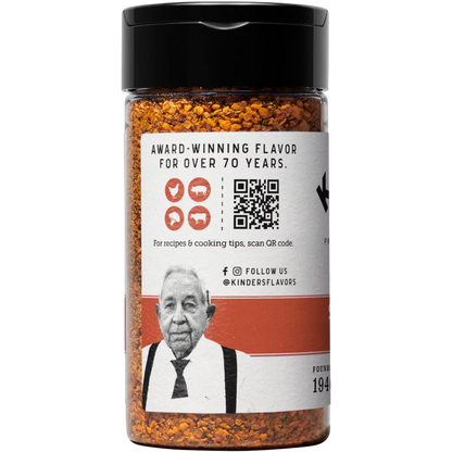 Kinder's Spicy Garlic Crunch Seasoning Blend with Chilis, Garlic, & Sea Salt, 6.6 oz