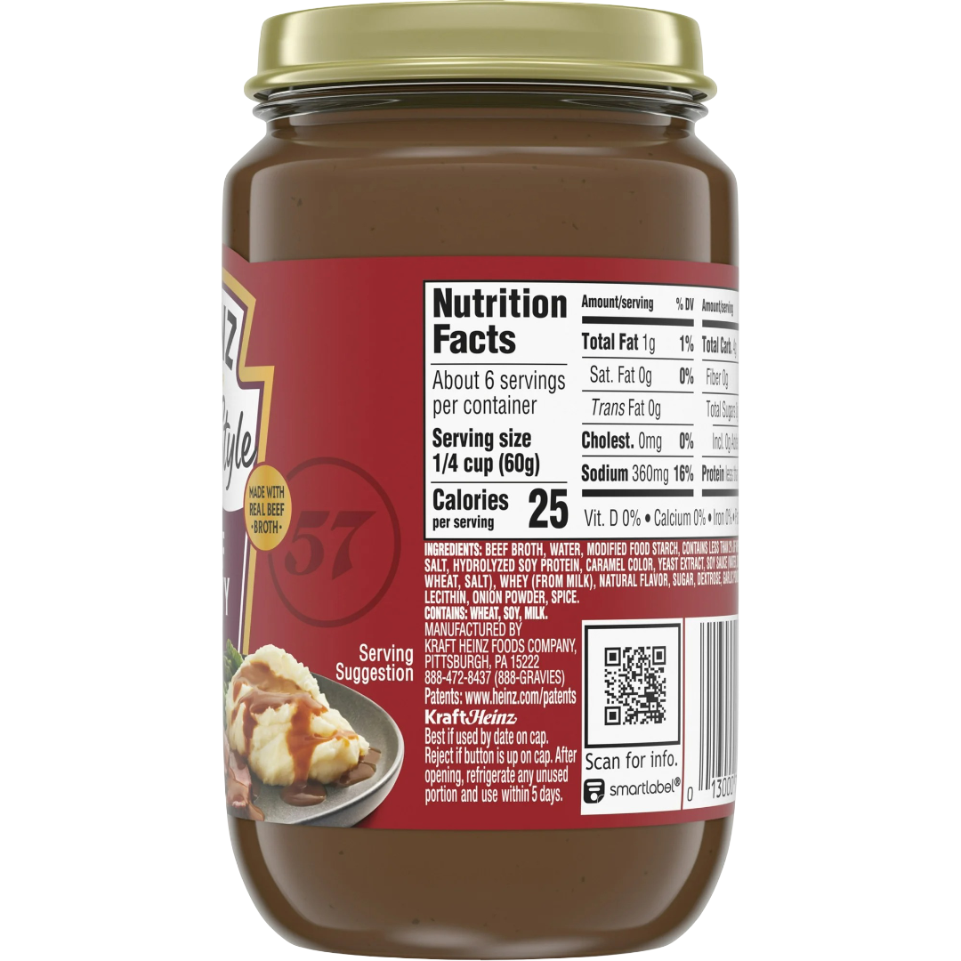 Heinz HomeStyle Beef Gravy, 12oz