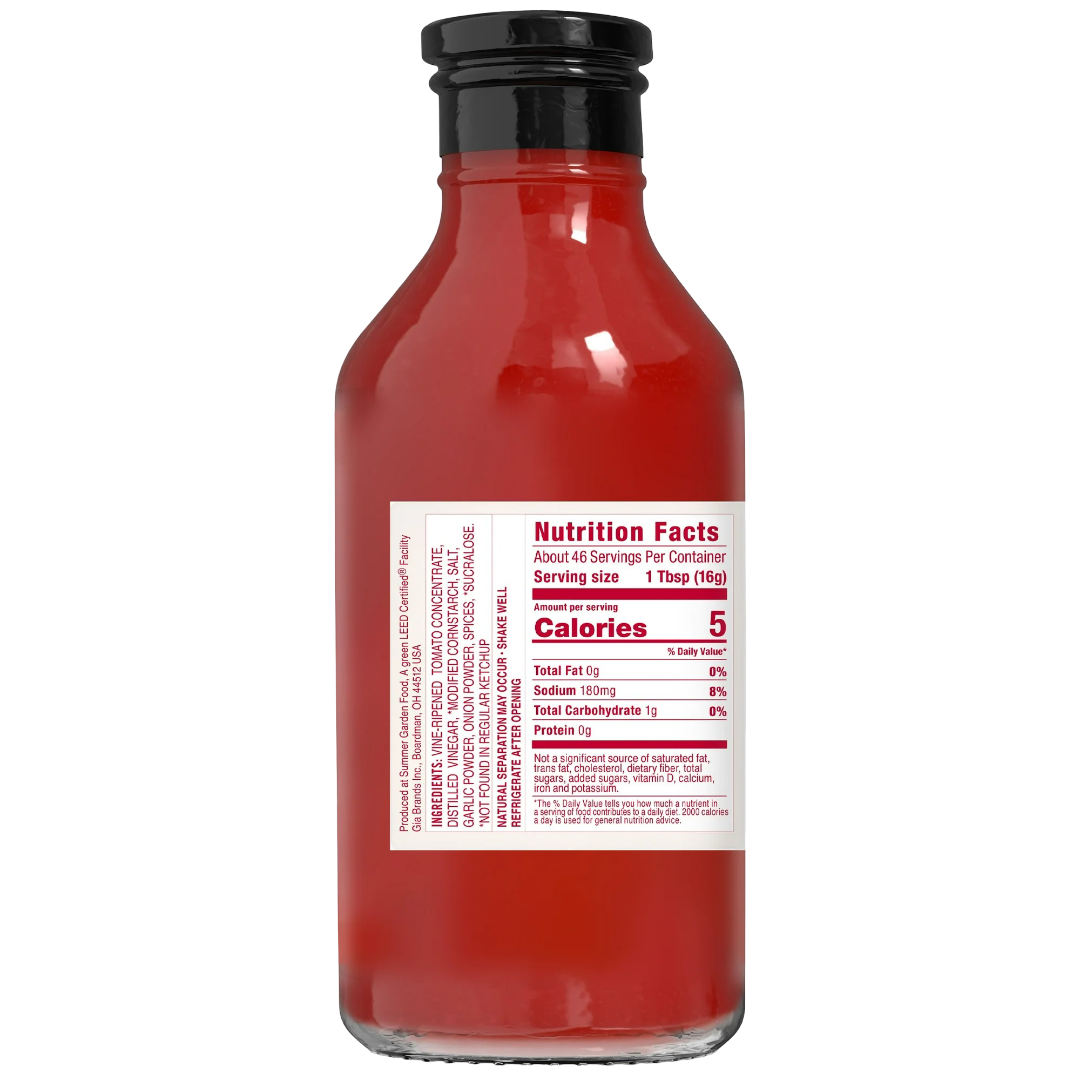 G Hughes Sugar Free Ketchup, 26.5oz