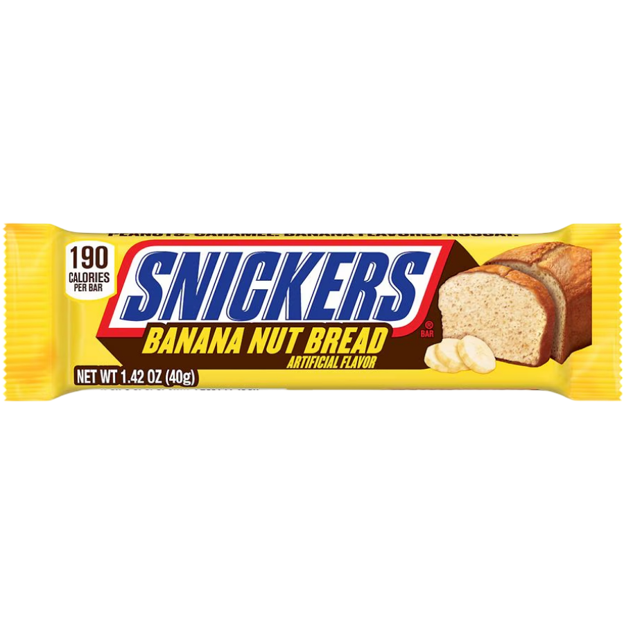 Snickers Banana Nut Bread Chocolate Candy, 1.42 oz