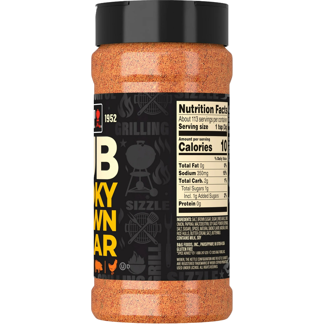 Weber Smoky Brown Sugar Dry Rub, 12oz
