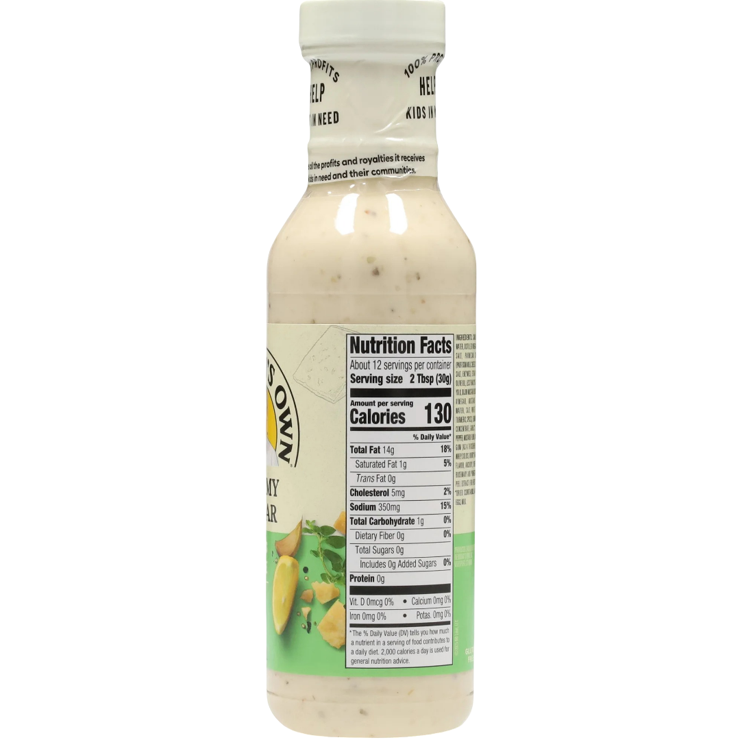 Newman's Own Creamy Caesar Dressing, 12 fl oz