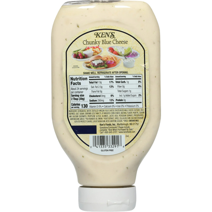Ken's Steak House Chunky Blue Cheese Salad Dressing, 24 fl oz