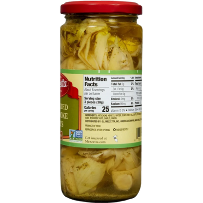 Mezzetta Marinated Artichoke Hearts Quartered, 14.5 oz