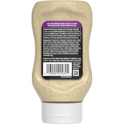 Heinz Steakhouse Garlic Mayonnaise Style Dip Sauce, 8 fl oz