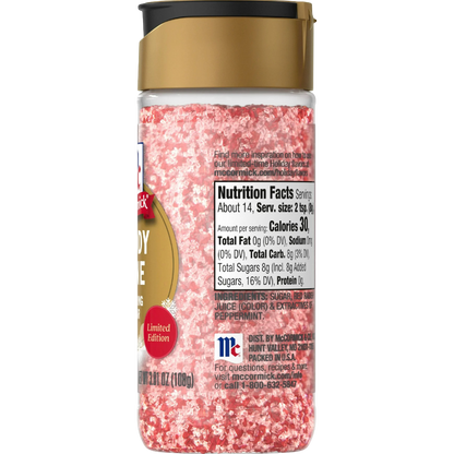 McCormick Candy Cane Finishing Sugar, 3.81oz