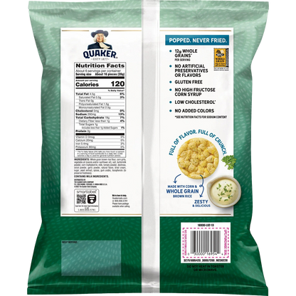 Quaker Rice Crisps, Buttermilk Ranch, 6.06oz