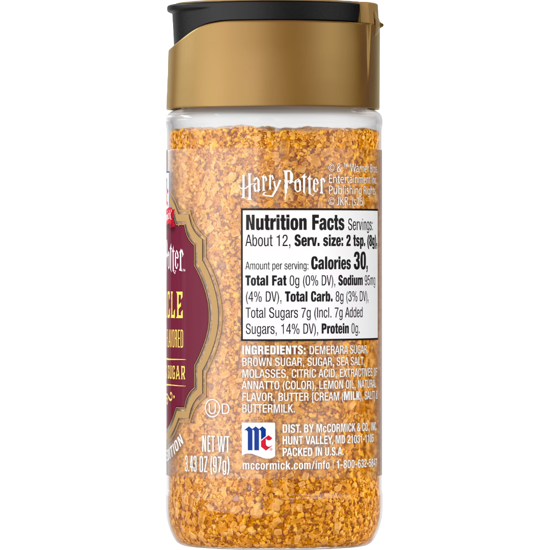 McCormick Harry Potter Treacle Tart Finishing Sugar, 3.43 oz