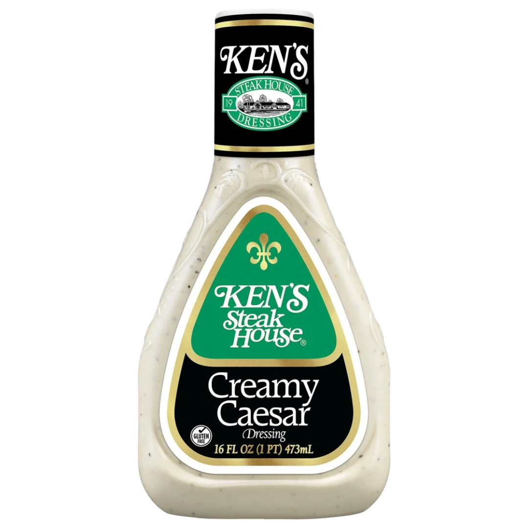 Ken's Steak House Creamy Caesar Salad Dressing, 16 fl oz