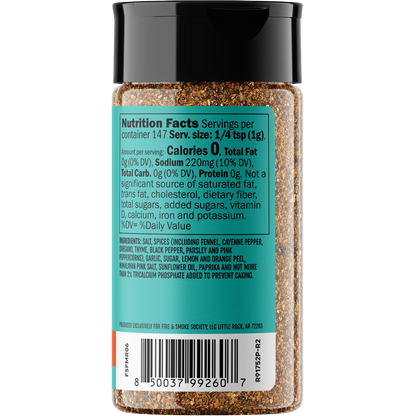 Fire & Smoke Society Fish Monger Fish Seasoning Blend, 5.2 oz