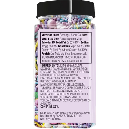 Fancy Sprinkles Sweet Spot Dessert Sprinkles, 3.3 oz