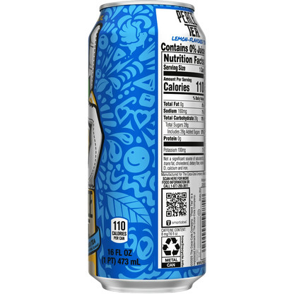 Peace Tea Caddy Shack Lemon Flavored Iced Tea, 16 fl oz
