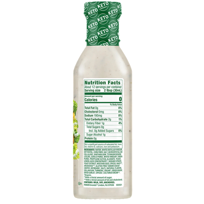 Walden Farms Caesar Dressing, 12 fl oz