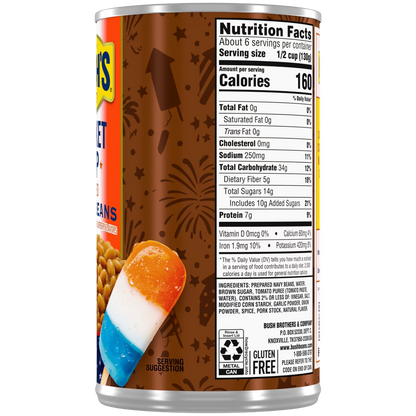 Bush's Baked Beans Rocket Pop Flavored, Limited Edition, 28 oz