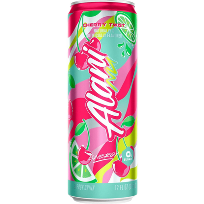 Alani Nu Energy Drink, Cherry Twist Limited Time Only, 12 fl oz Can