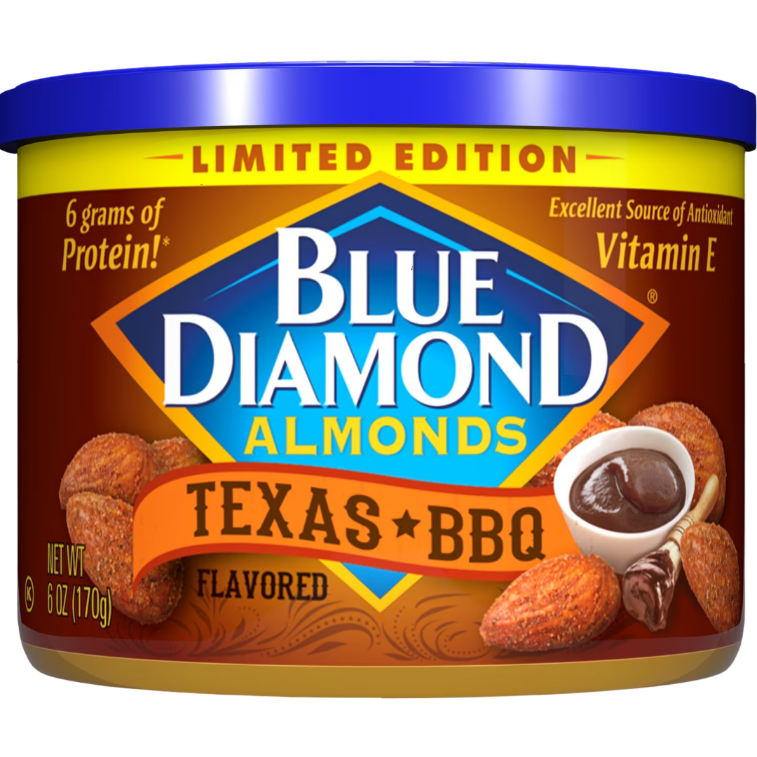 Blue Diamond Texas BBQ Flavored Almonds, 6 oz