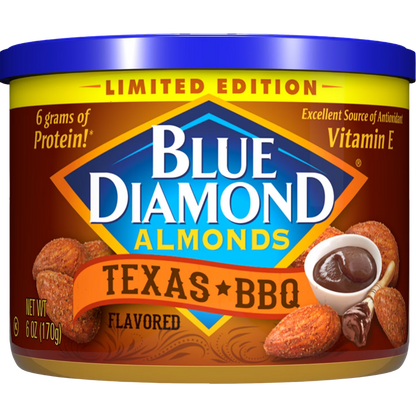 Blue Diamond Texas BBQ Flavored Almonds, 6 oz