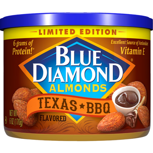 Blue Diamond Texas BBQ Flavored Almonds, 6 oz