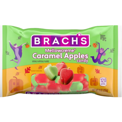 Brach's Mellowcreme Caramel Apple Halloween Candy, 9 oz