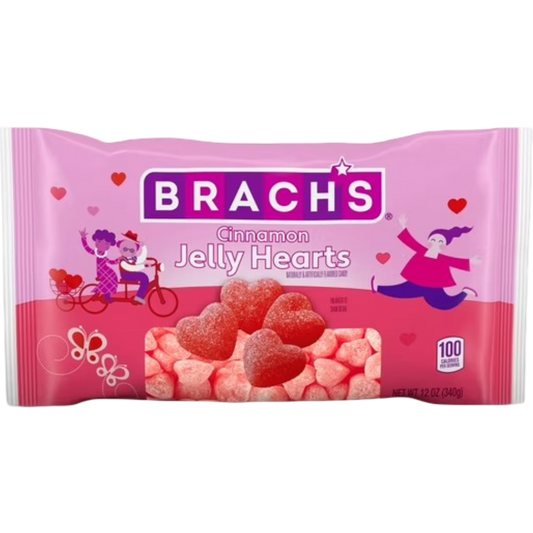 Brach's Valentine's Cinnamon Jelly Hearts, 12 oz