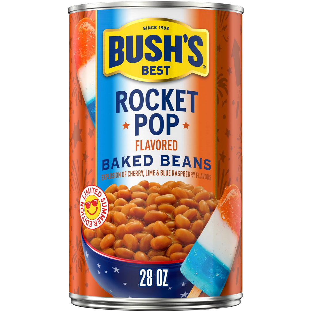 Bush's Baked Beans Rocket Pop Flavored, Limited Edition, 28 oz