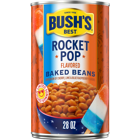 Bush's Baked Beans Rocket Pop Flavored, Limited Edition, 28 oz
