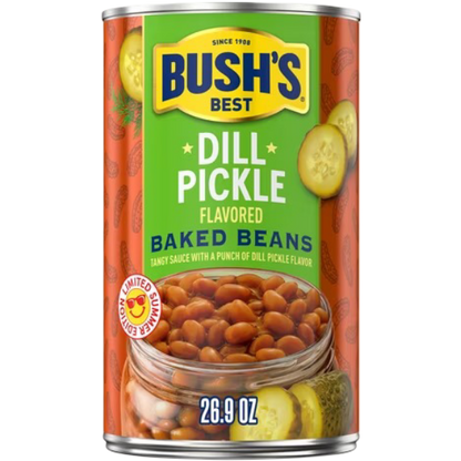 Bush's Baked Beans Dill Pickle, Limited Edition, 26.9 oz
