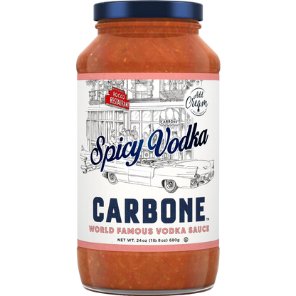 Carbone Fine Foods Spicy Vodka Pasta Sauce, 24 oz