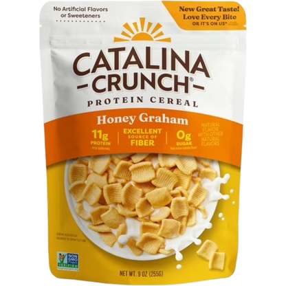 Catalina Crunch Protein Cereal, Honey Graham 9 oz