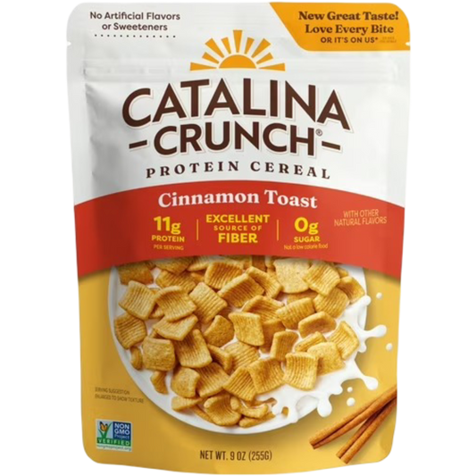 Catalina Crunch Protein Cereal, Cinnamon Toast 9 oz